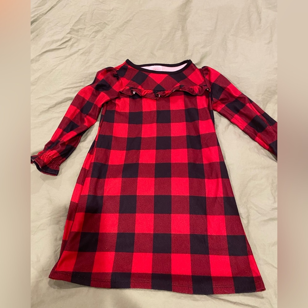 Buffalo check gown